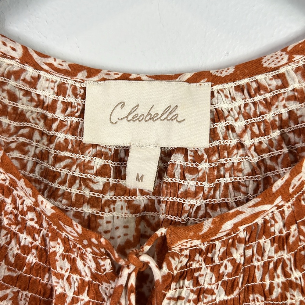 Cleobella Adel organic cotton blouse size medium - Picture 3 of 8